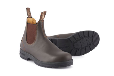 Blundstone #550 Walnut Brown Chelsea Boot with Cream