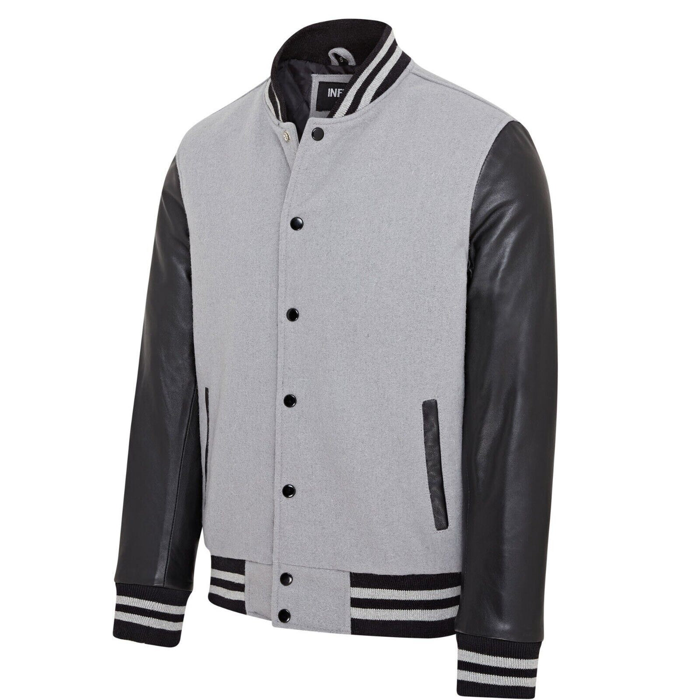 Letterman Baseball Wool Leather Varsity Bomber Jacket - Genoa