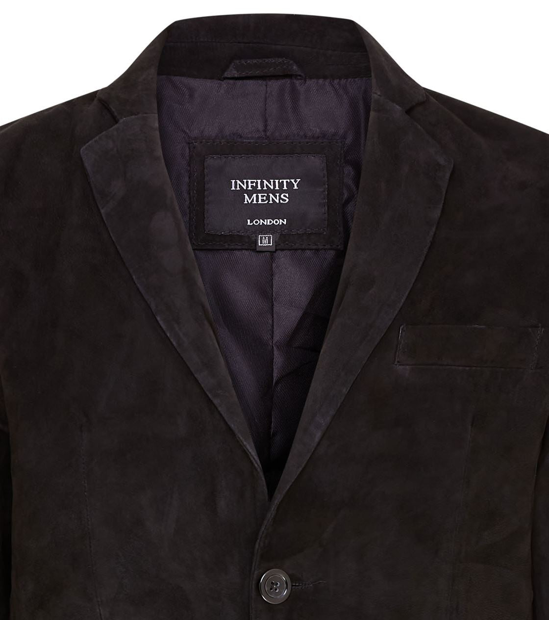 Mens Slim Goat Suede Italian Blazer Jacket-Somero