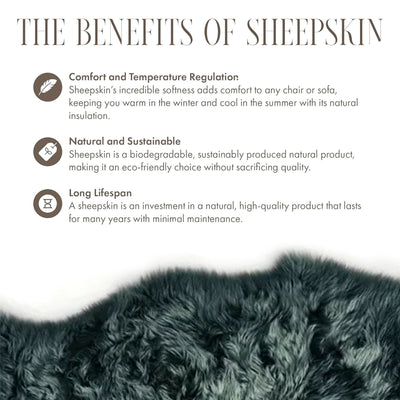 Luxury Genuine Sheepskin  40x40cm Real Wool Single Sided Cushion