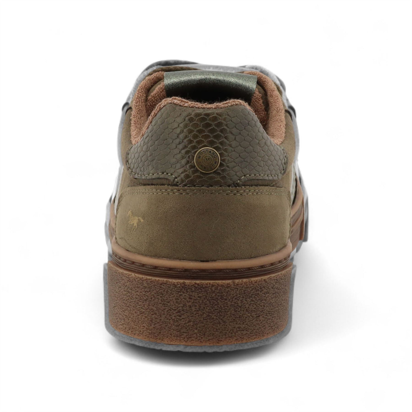 Mustang Women's Olive Green Street Platform Sneakers Shoes