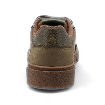 Mustang Women's Olive Green Street Platform Sneakers Shoes