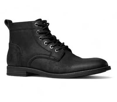 Windsorsmith Black Leather Casual Desert Boots - Sebastien