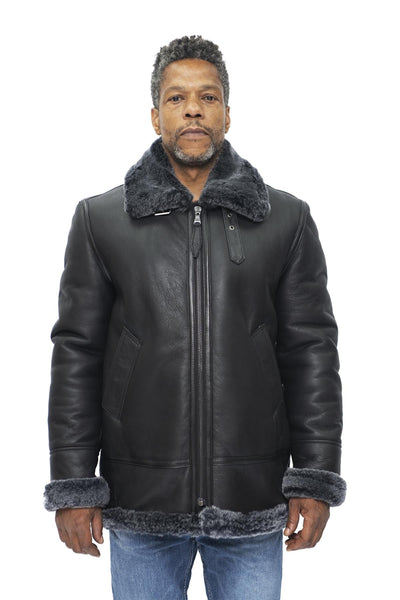 Mens B3 Aviator Flying Sheepskin Jacket-Hornsey