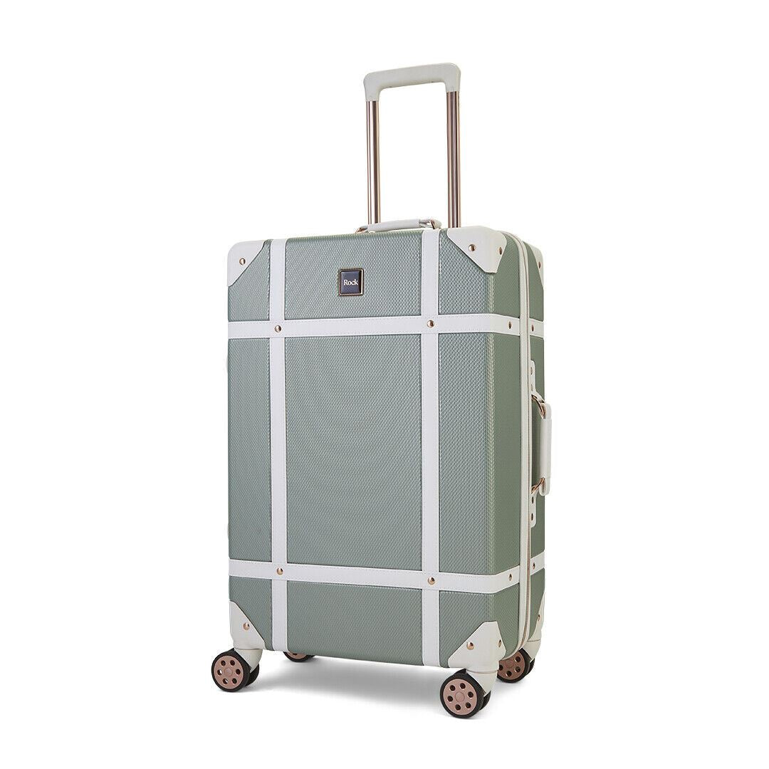 Vintage Hard Shell Luggage Trunk Suitcase Set