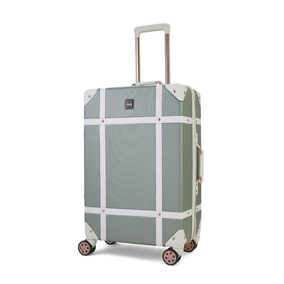 Vintage Hard Shell Luggage Trunk Suitcase Set