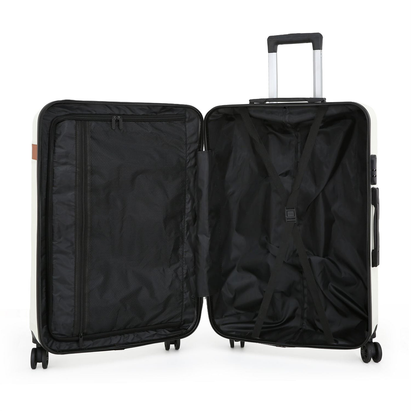 Hard Shell Classic Dual 4 Wheel Luggage Suitcase Set