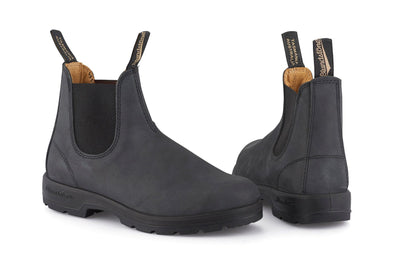 Blundstone #587 Rustic Black Chelsea Boot