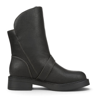 Blowfish Malibu Women's Black Faux Leather Winter Biker Boots - Venice-Cozy