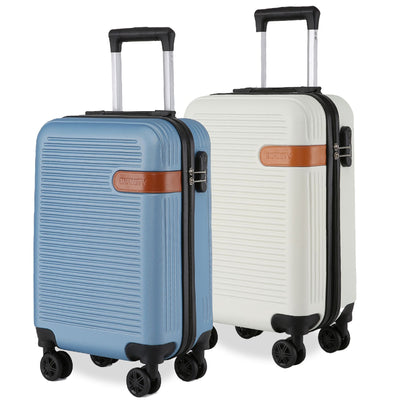 Hard Shell Cabin 36 x 22 x 56 cm ABS Suitcase Suitable for Easyjet, Ryanair, Wizzair