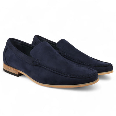Men's Suede Loafers Lightweight Slip-On Casual Shoes