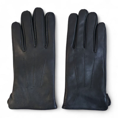 Men’s Italian Leather Warm Wool Lining Winter Gloves - M-LGV-305