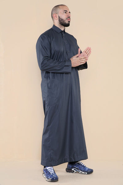 Mens Thobe Jubba Saudi Ramadan Eid Islamic Kaftan Kaudara Arabic Jubbah