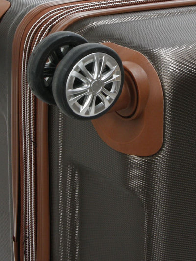 Expandable Hard Shell ABS Suitcase Set 8 Wheel Robust Travel Case Holiday Luggage