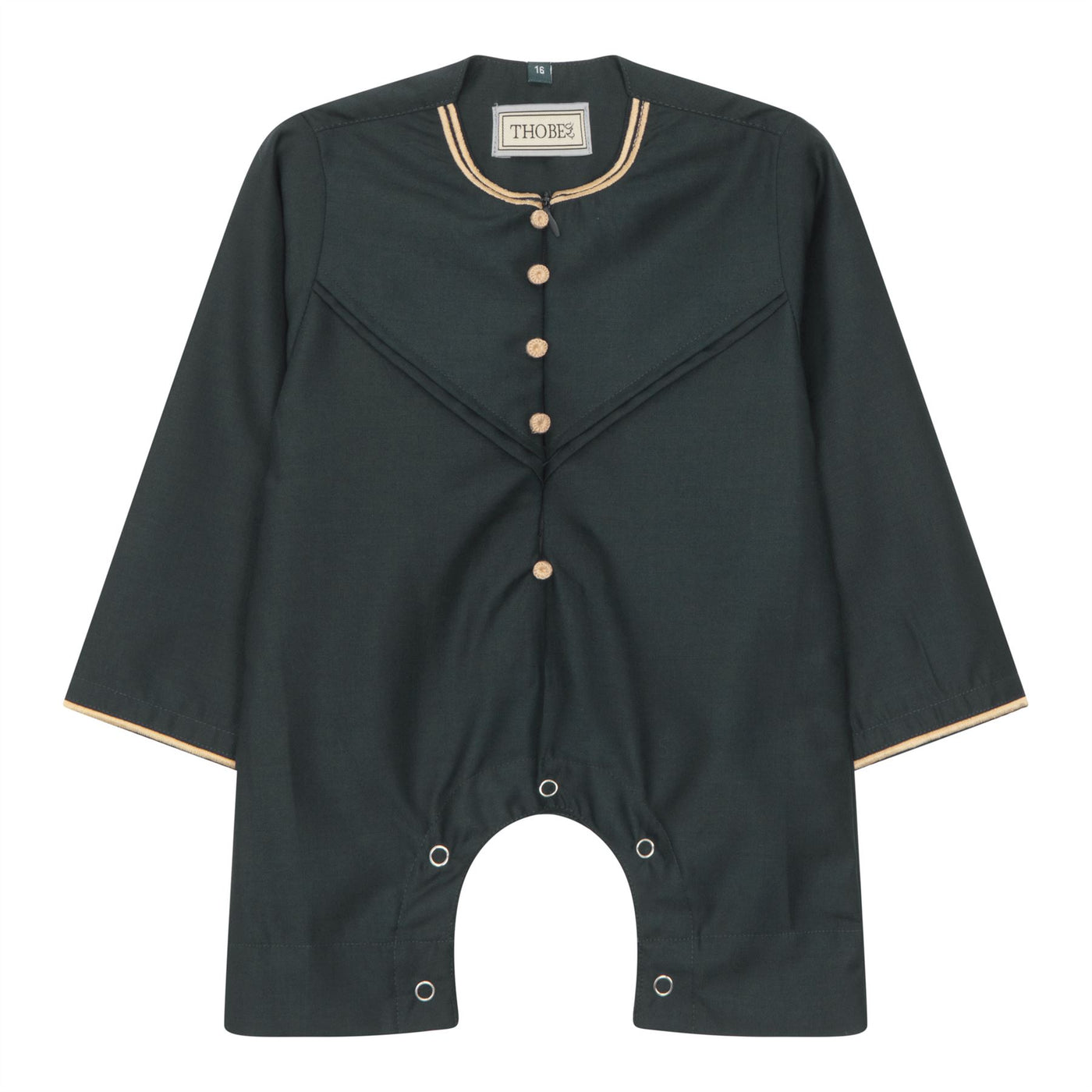 Baby Boys Omani Eid Thobe  Saudi Emirati Jubba Robe Romper