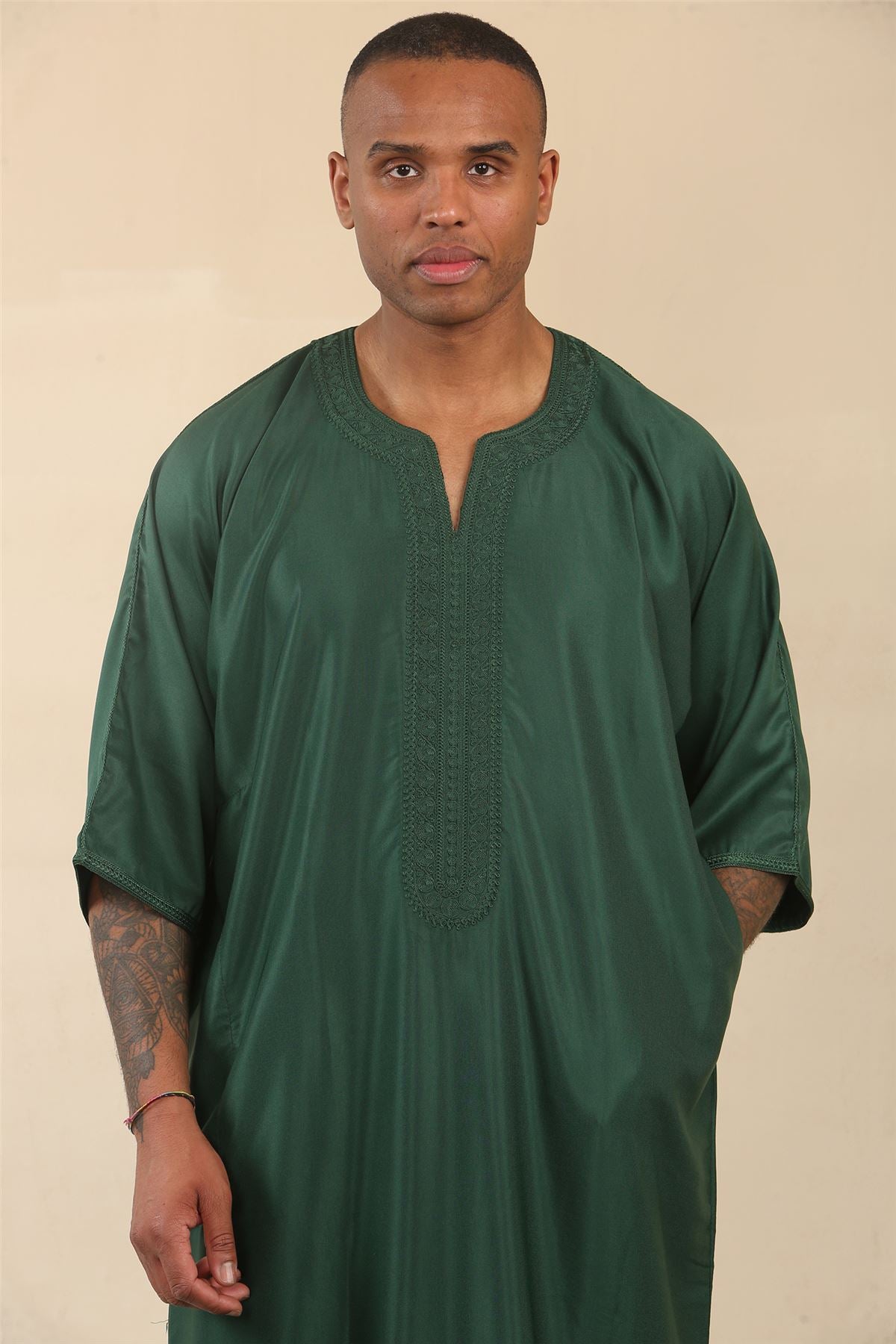 Men's Moroccan Thobe Djellaba Jubba Robe Eid