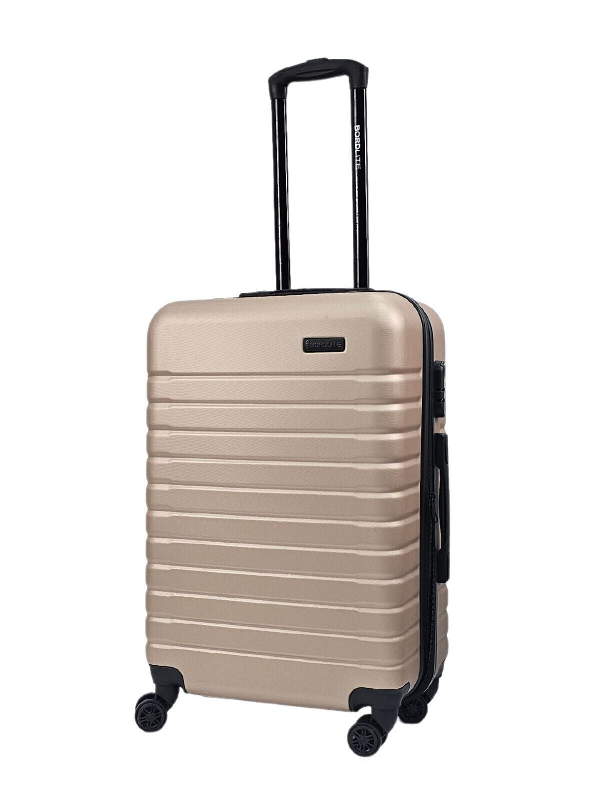 Lightweight Gold Hard Shell ABS Suitcase Luggage Set