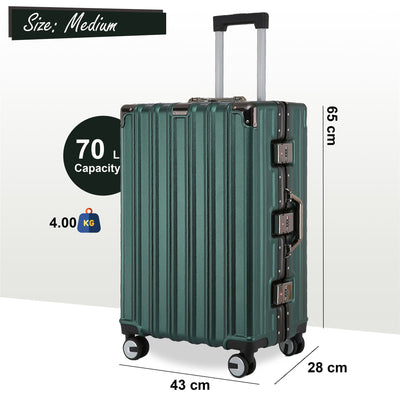 Hardshell Suitcase Set Robust 8 Wheel Cabin Luggage Suitcases