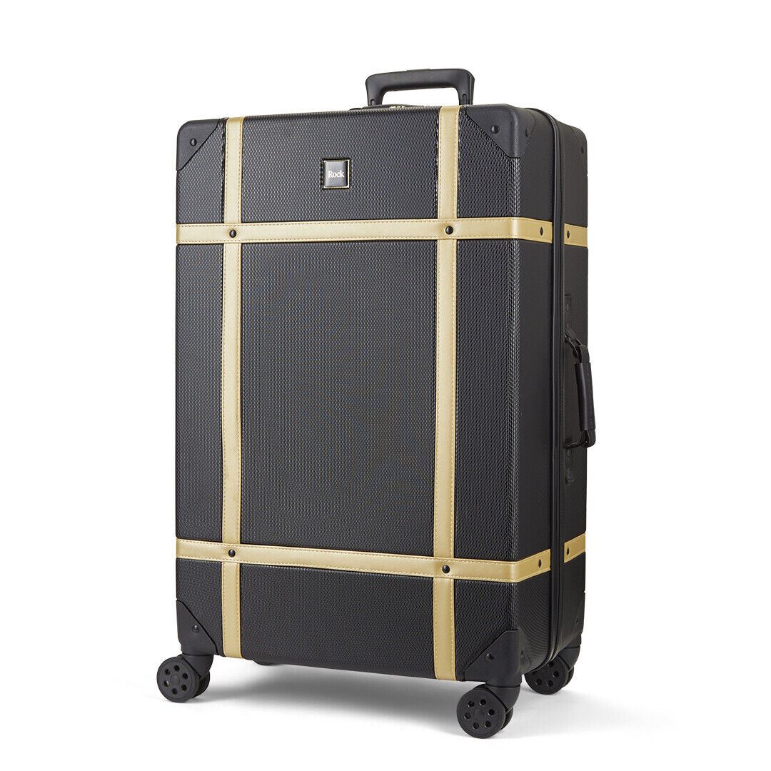 Vintage Hard Shell Luggage Trunk Suitcase Set
