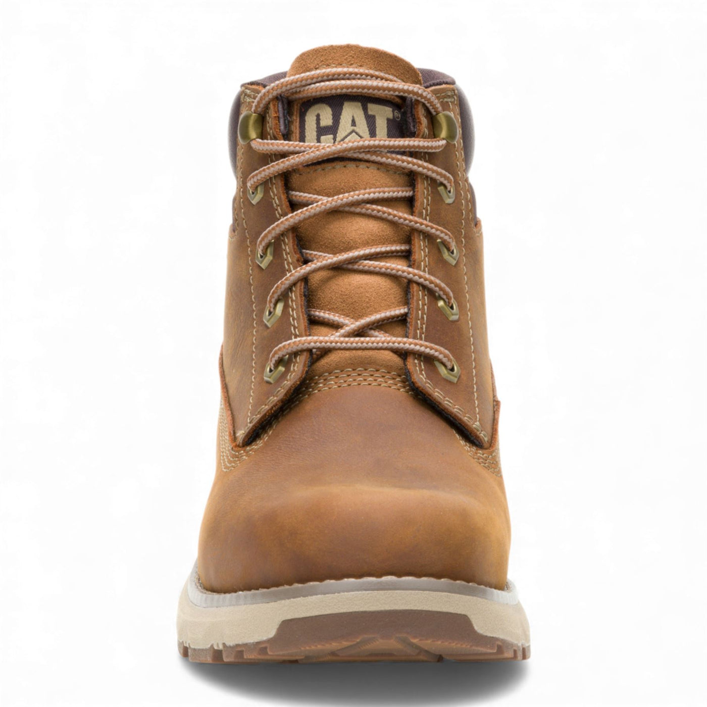 Caterpillar (CAT) Men's Pursue Brown Leather Everyday Work Hiking Ankle Boots