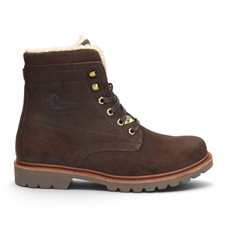 Panama Jack Men's Brown Leather Waterproof Lace-Up Ankle Boots - P03-Aviator C41