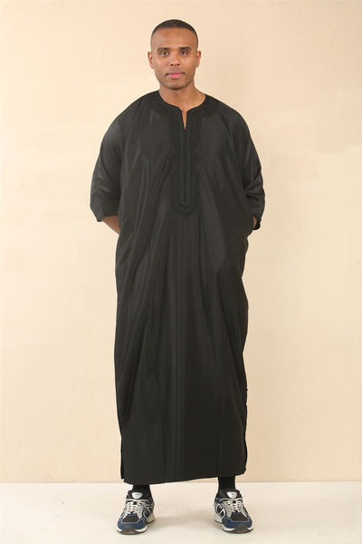 Men's Moroccan Thobe Djellaba Jubba Robe Eid