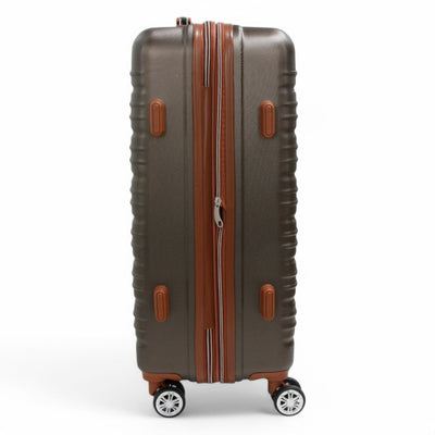 Expandable Hard Shell ABS Suitcase Set 8 Wheel Robust Travel Case Holiday Luggage