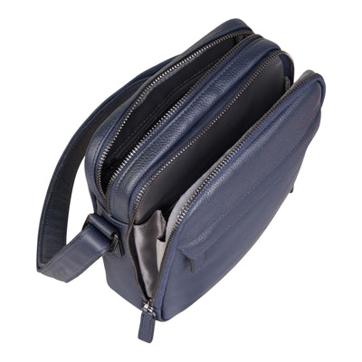 Genuine Leather Vintage Messenger Crossbody Travel Bag - Hawthrone
