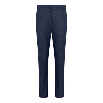 Women's Navy Three-Piece Tailored Fit Suit in Prince of Wales Check