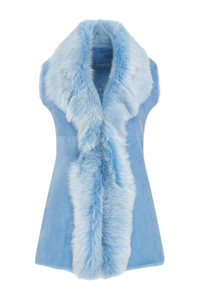 Women's Toscana Sheepskin Long Gilet-Sorocaba