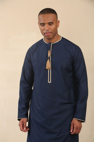 Men's Omani Eid Thobe  Saudi Emirati Jubba Robe