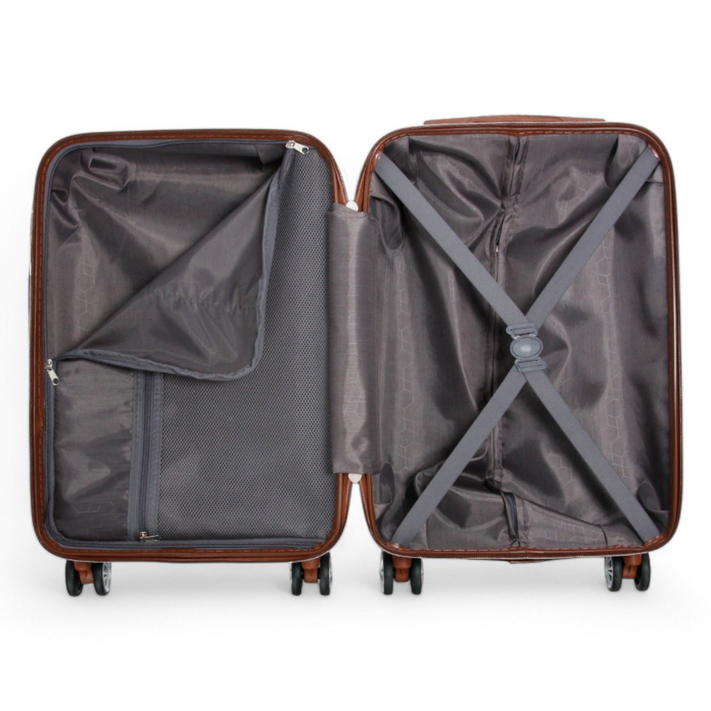 Hard Shell Cabin 55 x 36 x 20 cm ABS Suitcase Luggage Suitable for Easyjet, Ryanair