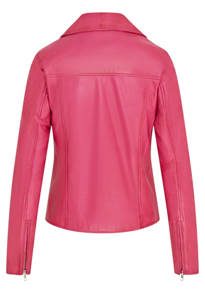 Women's Classic Brando Biker Leather Jacket - Broome