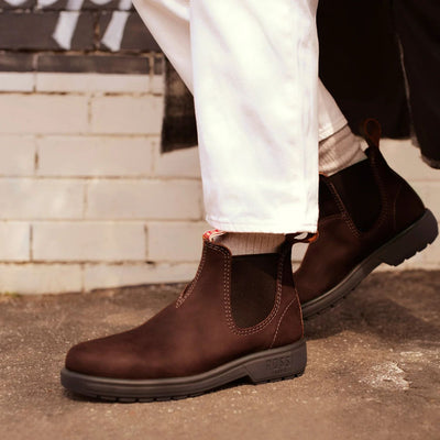 Rossi 303 Endura Redwood Brown Leather Chelsea Boots