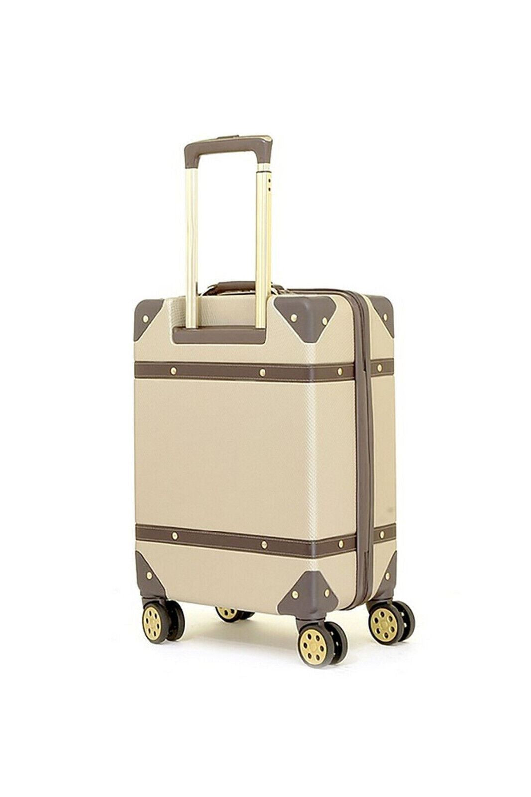 Vintage Hard Shell Luggage Trunk Suitcase Set