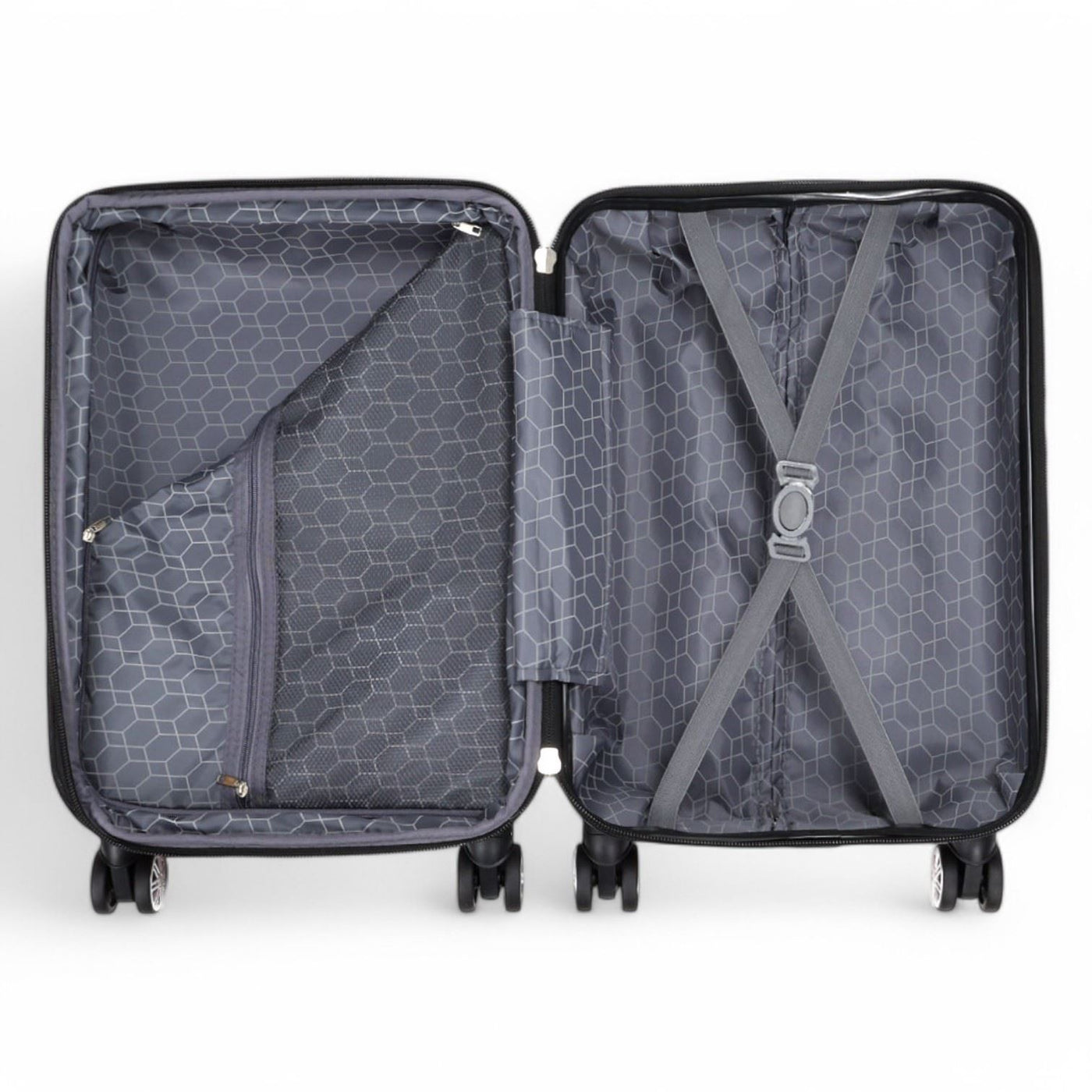 Expandable Hard Shell 8 Wheels Luggage Travel Cabin Bags Suitcase Set