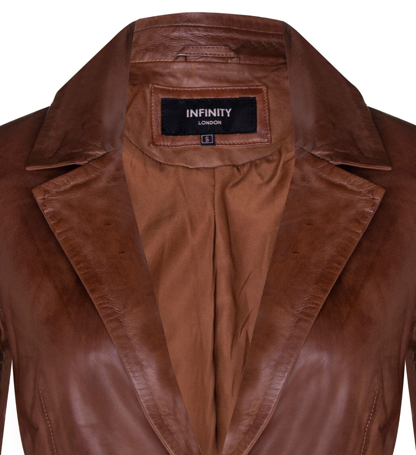 Womens Soft Leather Blazer Jacket-Apeldoorn