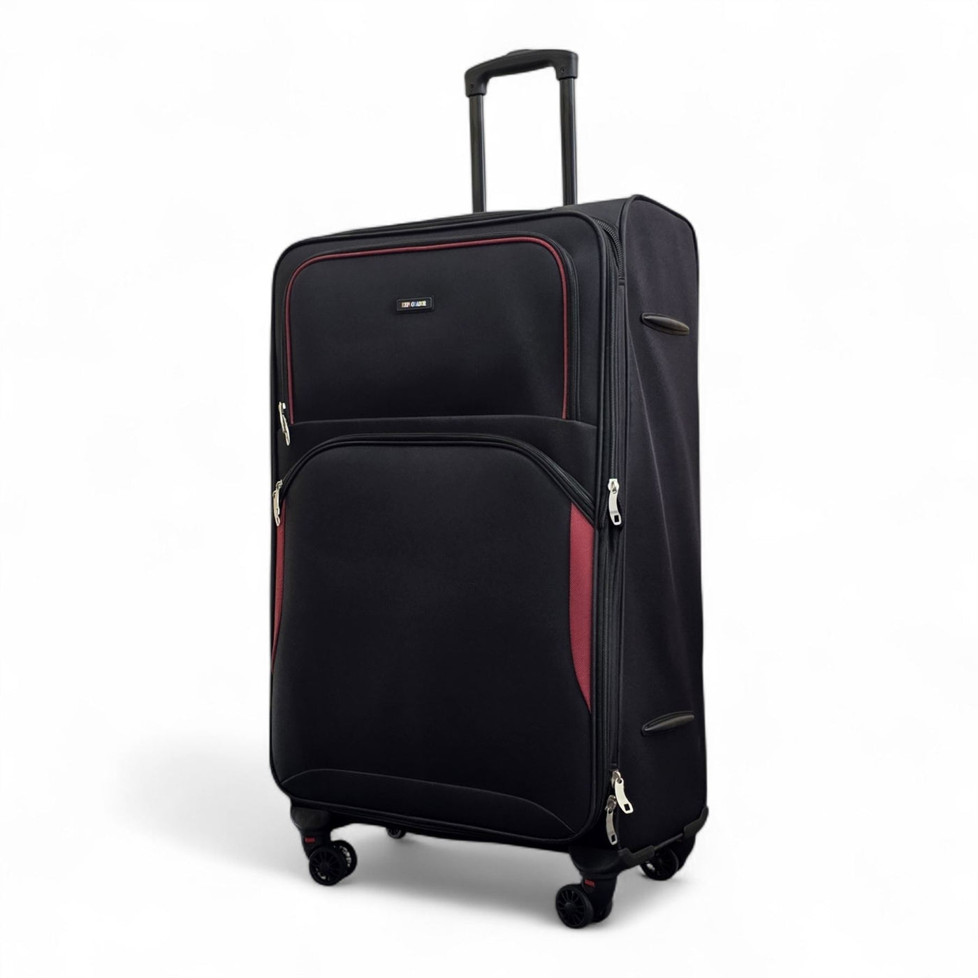 Expandable Soft 8 Wheel Lightweight Suitcase Luggage Travel Bags Set