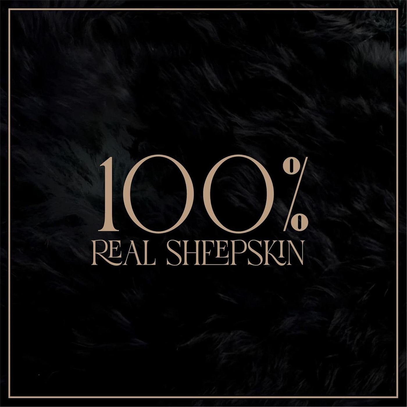 Luxury Genuine Sheepskin  40x40cm Real Wool Single Sided Cushion