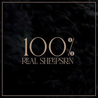 Luxury Genuine Sheepskin  40x40cm Real Wool Single Sided Cushion