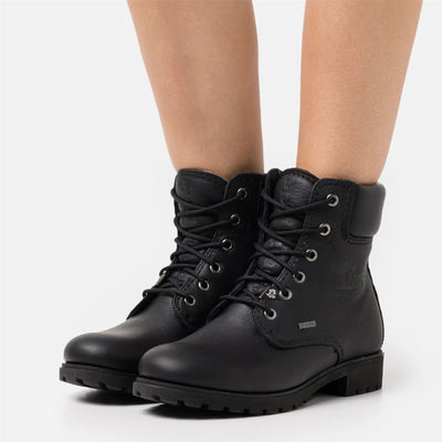 Panama Jack 03 GTX C2 Men's Black Waterproof Leather Ankle Boots