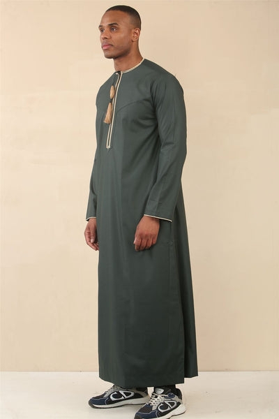 Men's Omani Eid Thobe  Saudi Emirati Jubba Robe