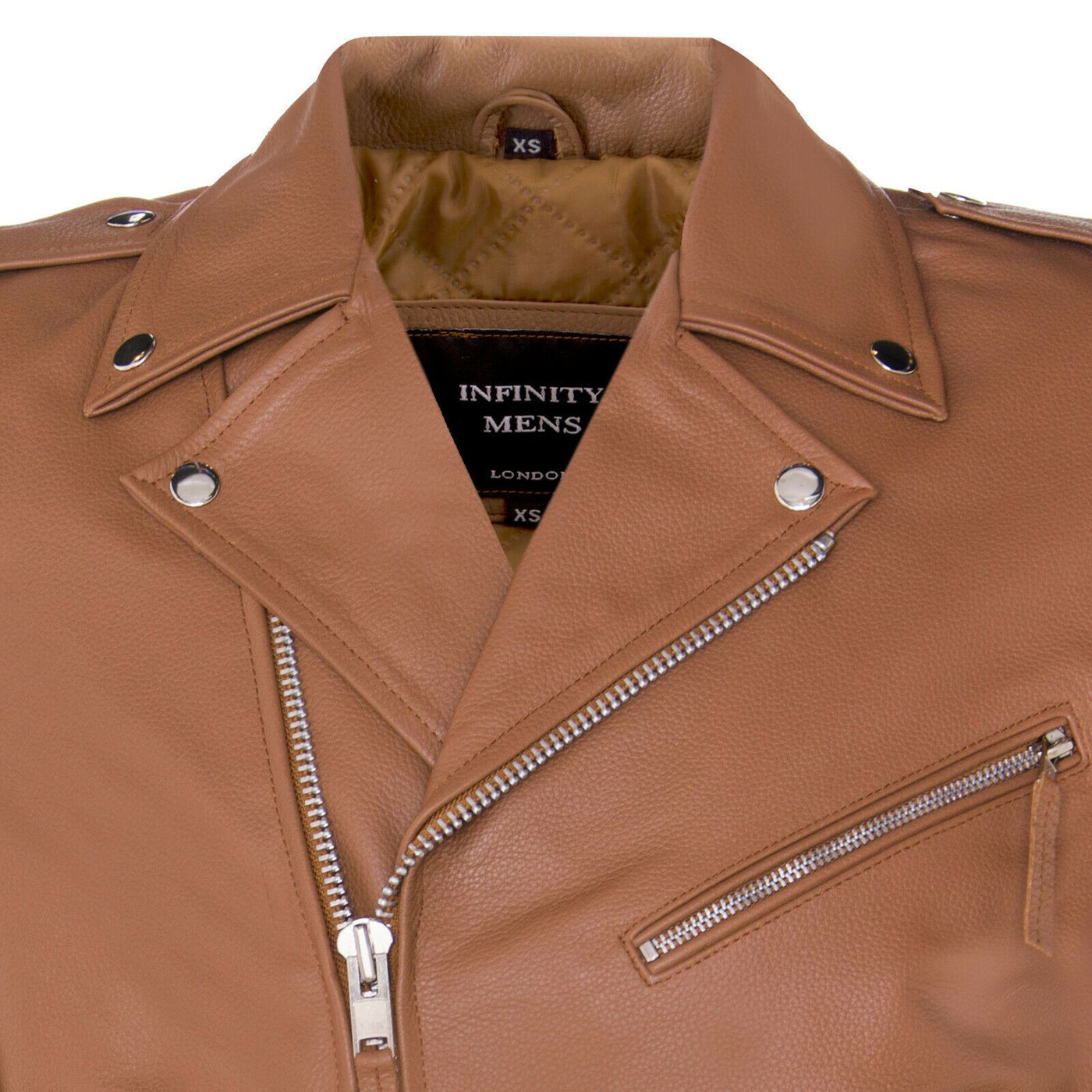 Mens Cow-Hide Black Brando Jacket -Venice