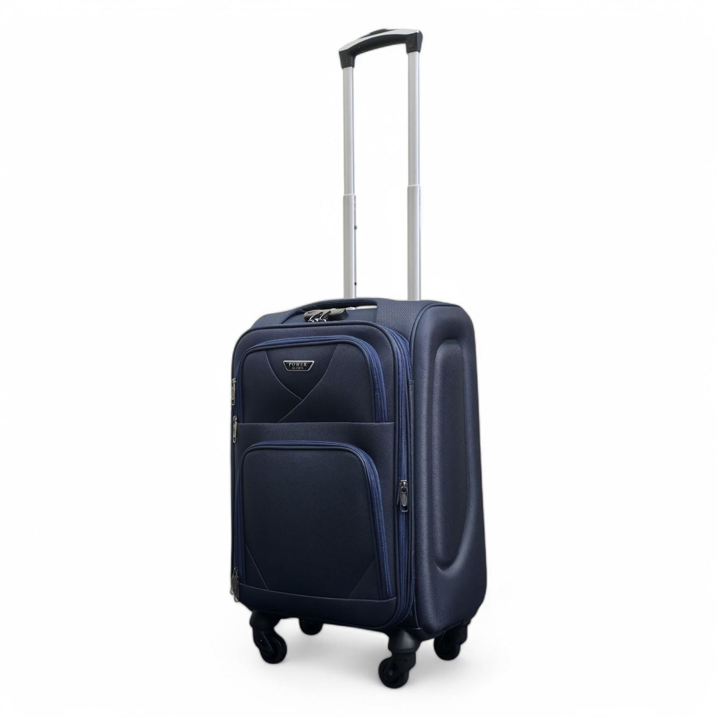 Expandable Soft Shell Cabin Suitcase 50.5 x 37 x 26 cm Luggage Suitable for Easyjet, Ryanair