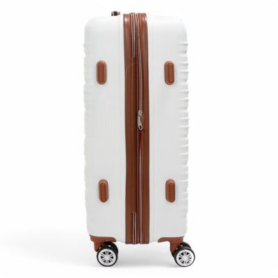 Expandable Hard Shell ABS Suitcase Set 8 Wheel Robust Travel Case Holiday Luggage