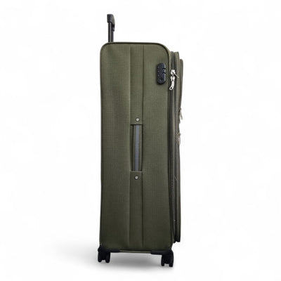 Expandable Soft 8 Wheel Lightweight Suitcase Luggage Travel Bags Set
