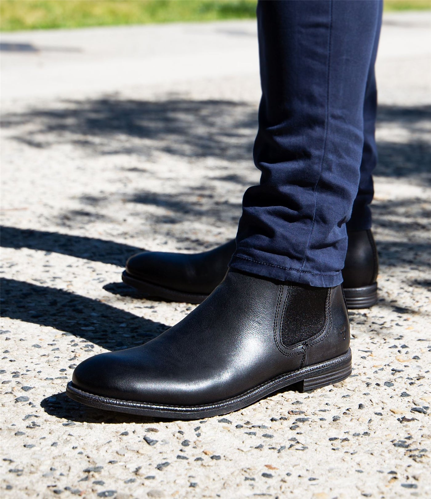 Windsorsmith Black Leather Chelsea Ankle Boots - Sergio