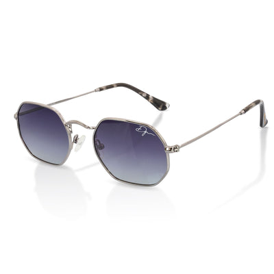 De-Gamme Retro Rectangle Polarized Sunglasses - Napoli