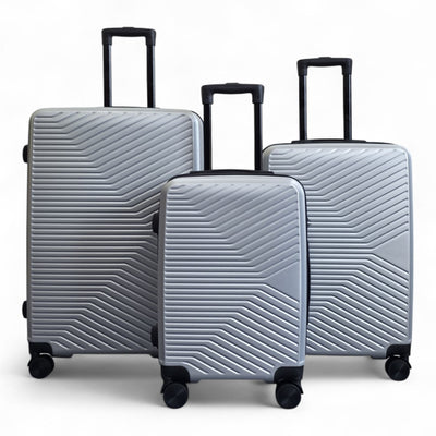 Hardshell Suitcase Set Robust 8 Wheel Luggage Cabin Case Bag