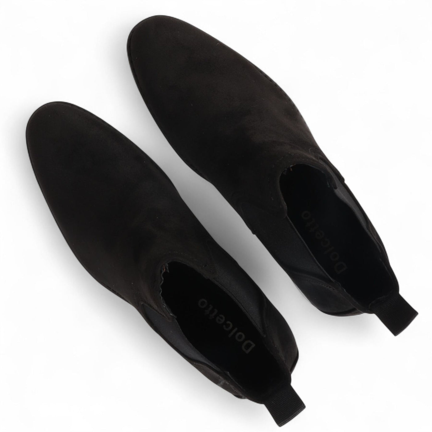 Men's Suede Chelsea Boots Real Leather Lined Slip-On